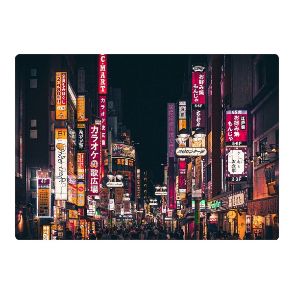 Пазл "Нічний мегаполіс Токіо" Розмір M