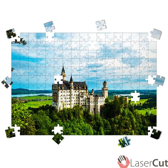 Пазл "Гірський замок Баварії" Розмір XL